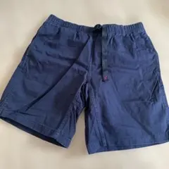 ネイビー ショートパンツ ウエストゴム