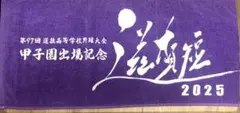 第97回選抜高等学校野球大会　甲子園出場　2025 タオル　滋賀短期大学附属高校