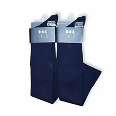 DAKS 綿100% 24-25cm ダックス ロングホーズ 2足セット MNB