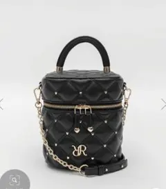 HEART COLLECTIONハートスタッズ2WAYキルティングバニティバッグ