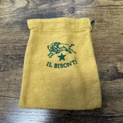 IL BISONTI イルビゾンテ　ロゴ入りポーチ　巾着のサムネイル