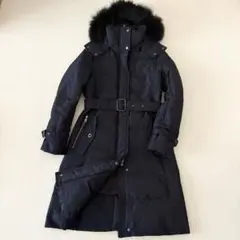 BURBERRY LONDON　ダウンロングコート　 38 シャドーチェック