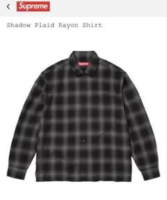 Supreme Shadow Plaid Rayon Shirt Black L - メルカリ