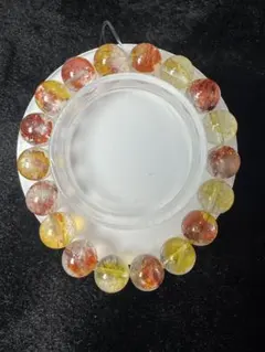 錦鯉ライモナイト オーロラクォーツ 天然石 ブレスレット