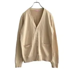 TWINKLE SELECTION Vネックニットカーディガン ベージュ　M