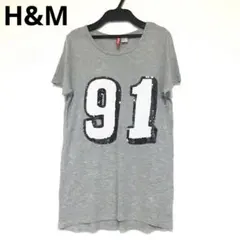 H&M Tシャツ　スパンコール