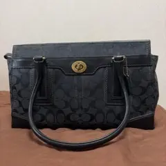 COACH コーチ ネイビー シグネチャー ショルダーバッグ 6348 - メルカリ