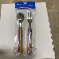東京ディズニーランド カラトリー　スプーンフォークセット