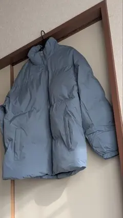 ライトブルー ダウンジャケット LLサイズ