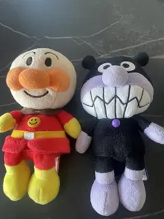 アンパンマン バイキンマン ぬいぐるみセット