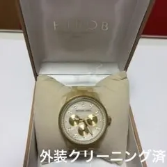 【保証書付・稼働品】マイケルコース 腕時計 べっ甲風 ゴールド ラインストーンのサムネイル