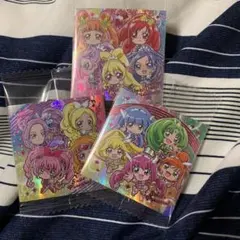 プリキュアオールスターズ ウエハースシール プリキュアレア 3枚