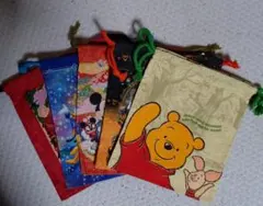 ディズニー巾着　５枚セット