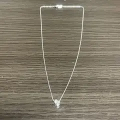 シルバー ネックレス ダイヤモンド風