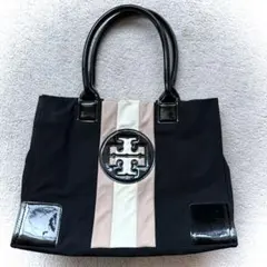 Tory Burch トートバッグ 黒 ベージュ