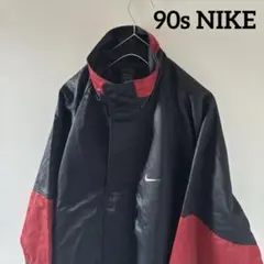 レア90sOLDNIKEオールドナイキスウィングトップレザージャケットブルゾン