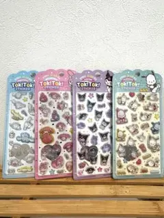tok!tok! 韓国toktok 　ぷくぷくシール　サンリオ　４種セット