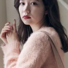 tina:jojun ジャギーニットカーディガン