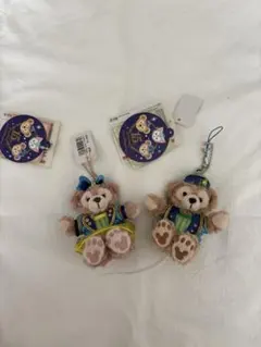 ダッフィー＆シェリーメイぬいぐるみキーホルダー ディズニーシー15周年