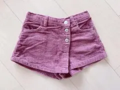 ZARA コーデュロイショートパンツ