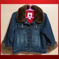 babyGAP  デニムジャケット ボア ボアジャケット ファーデニム