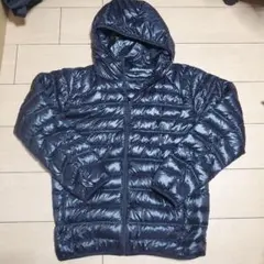 UNIQLO フード付きダウンジャケット S ブラック　ウルトラライトダウン