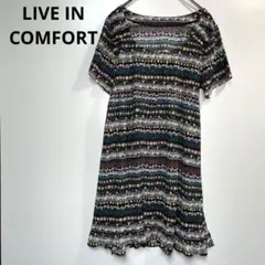 LIVE IN COMFORT リブインコンフォート　チュニック　花柄　総柄のサムネイル
