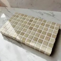 【天然石 】ディスプレイトレイ ハンドメイド タイルプレート タイル家具