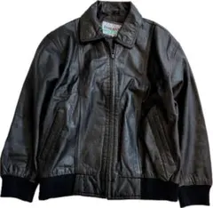 DURANT ブラックレザージャケット　牛革　韓国製