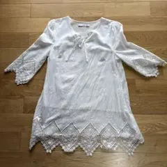 美品GRLレディースブラウス白Mのサムネイル