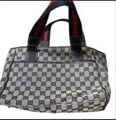 GUCCI グッチ GGキャンバス シェリーライン トートバッグ ハンドバッグ