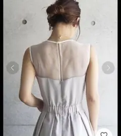 laboratory work ビスチェ風セミロングワンピース