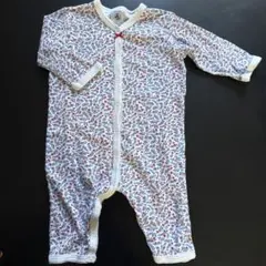 プチバトー花柄ロンパース67c