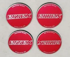 ESSEX センターキャップ レッドクリア 4個セット - メルカリ