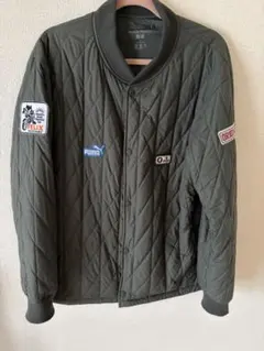 ヒートテックウォームパデッドジャケット オリーブ