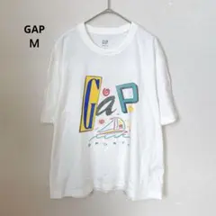 GAP 白　ロゴT ヴィンテージ　Ｍ