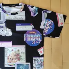 【TRAVAS TOKYO】Vapor thought BIG Tee/ブラックのサムネイル