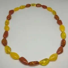 琥珀 ネックレス