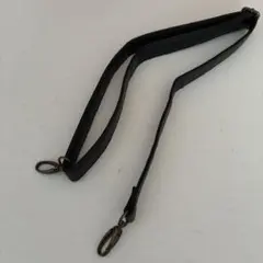 黒い合成皮革バッグストラップ