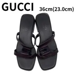 GUCCI サンダル ブラック 36 23cmのサムネイル