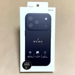 iPhone17Pro用シリコンレザーケース トリニティ NUNO ブラック