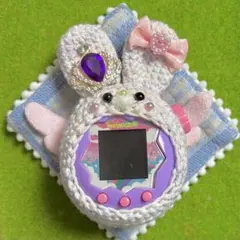 たまごっちパラダイス カバー ケース ハンドメイド マーブルうさぎ P005