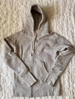 ドレステリア ジップアップパーカー 2 グレー 刺繍 裏起毛