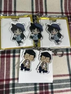 名探偵コナン 残像の交信からの脱出 アクリルキーホルダー 毛利蘭＆毛利小五郎