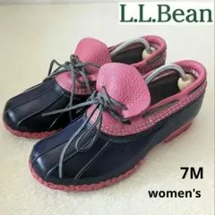 LL BEANS bean boots rubber moccasins 7Mのサムネイル