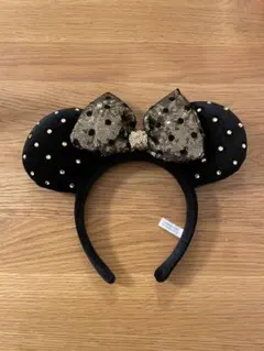 東京ディズニーリゾート カチューシャ 黒金