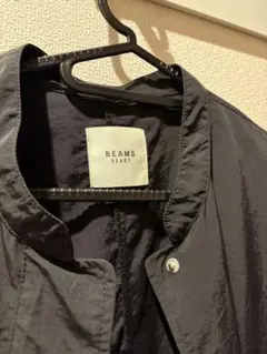 BEAMS HEART ブラック ロングコート