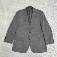 Stanley Blacker ウール混 千鳥格子 テーラードジャケット グレーのサムネイル