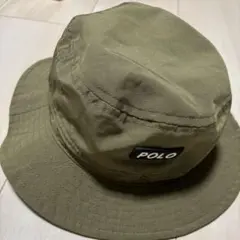 POLO Baby ポロベビー 日よけ付き ハット 帽子 52cm カーキのサムネイル