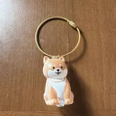 うちの子のけだまだま　柴犬　毛玉入れ　ガチャ　キーホルダー
